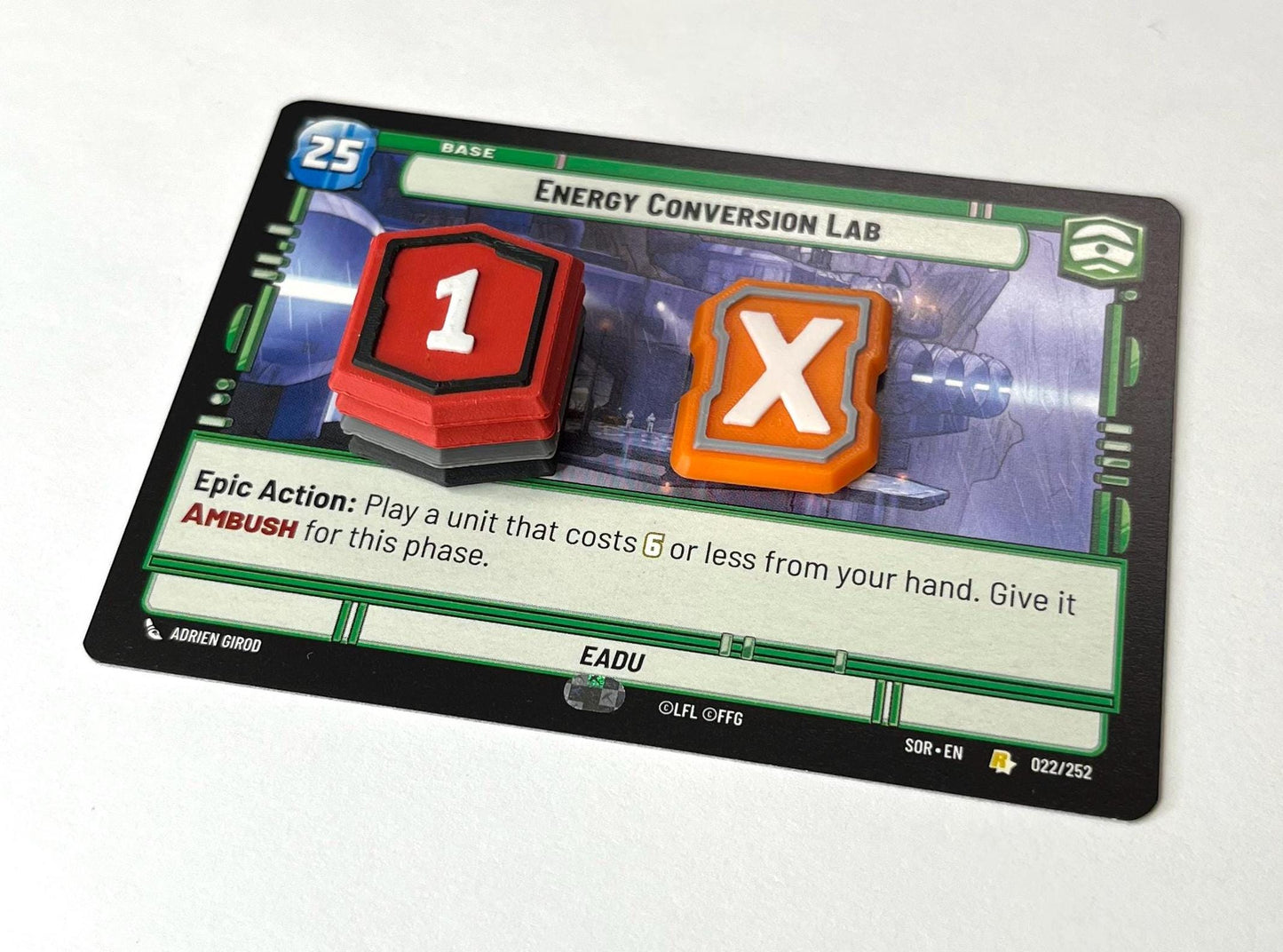 Star Wars Unlimited Tokens with Case – Stackable – Fits Soft Crate – Twin Suns, Premier