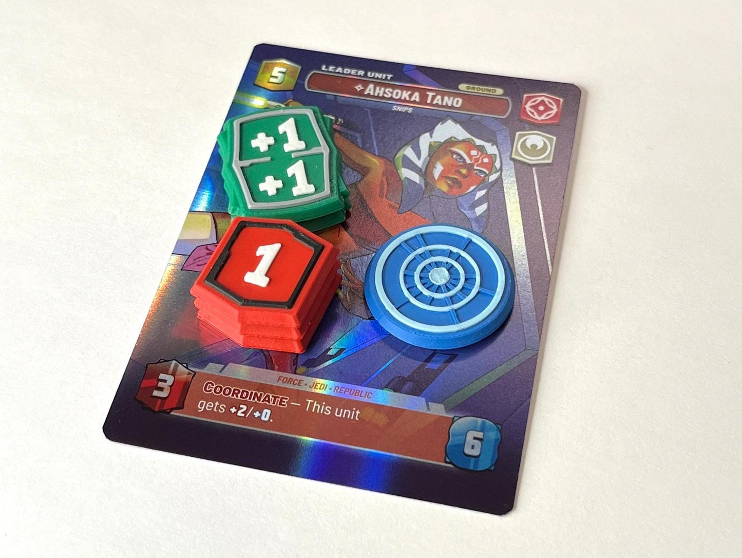 Star Wars Unlimited Tokens with Case – Stackable – Fits Soft Crate – Twin Suns, Premier