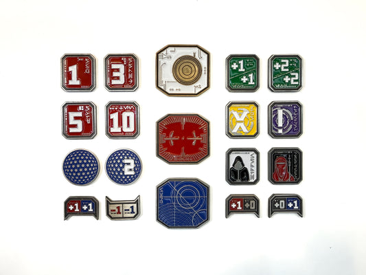 Streaming Metal Token Set – Compatible with Star Wars: Unlimited