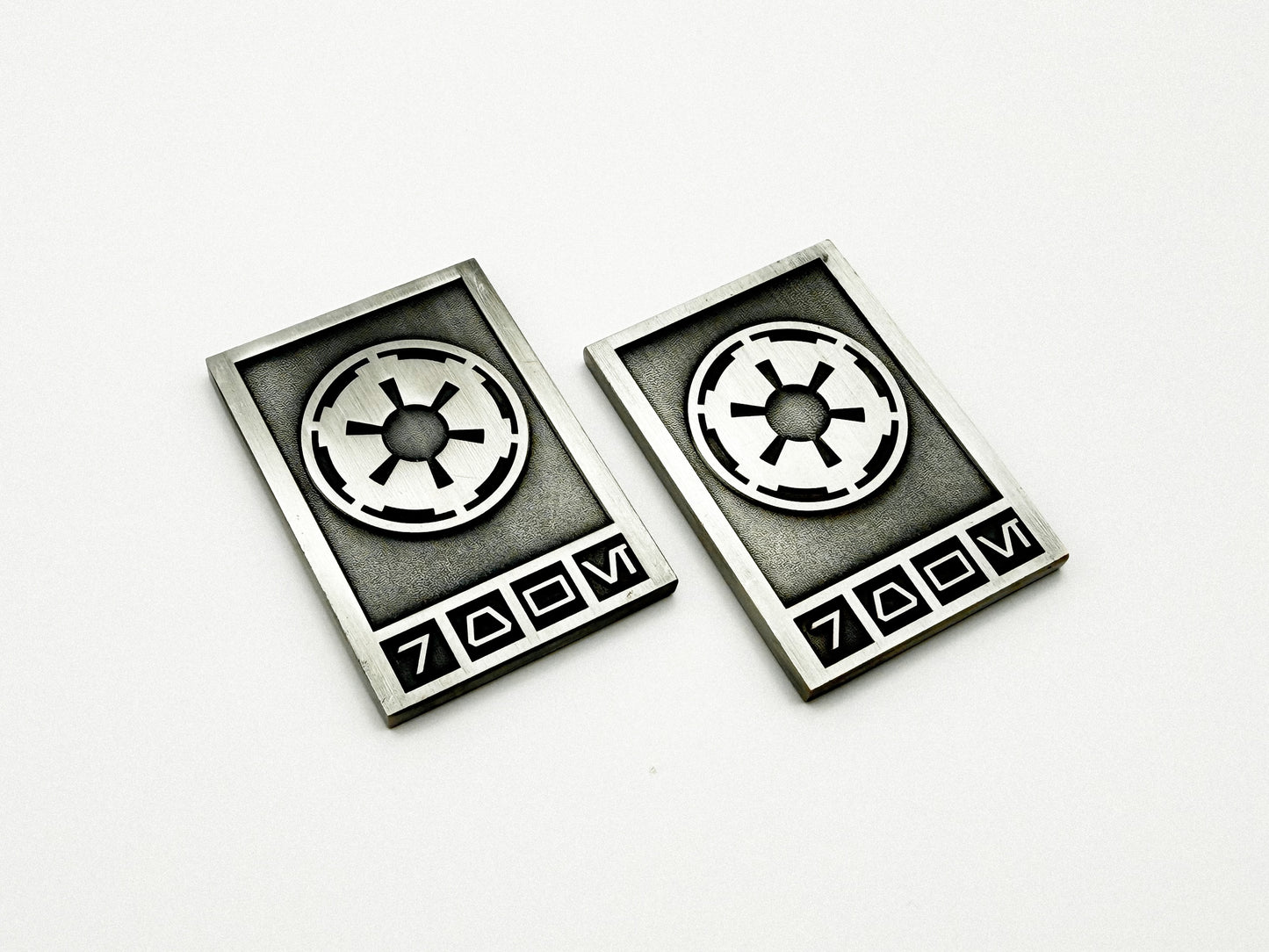 Metal Imperial Credit Tokens