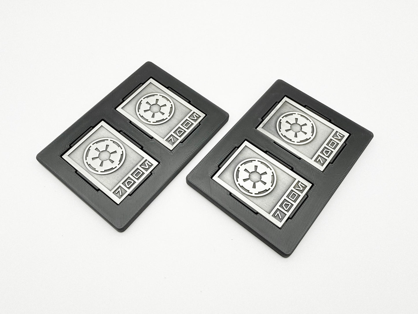 Metal Imperial Credit Tokens