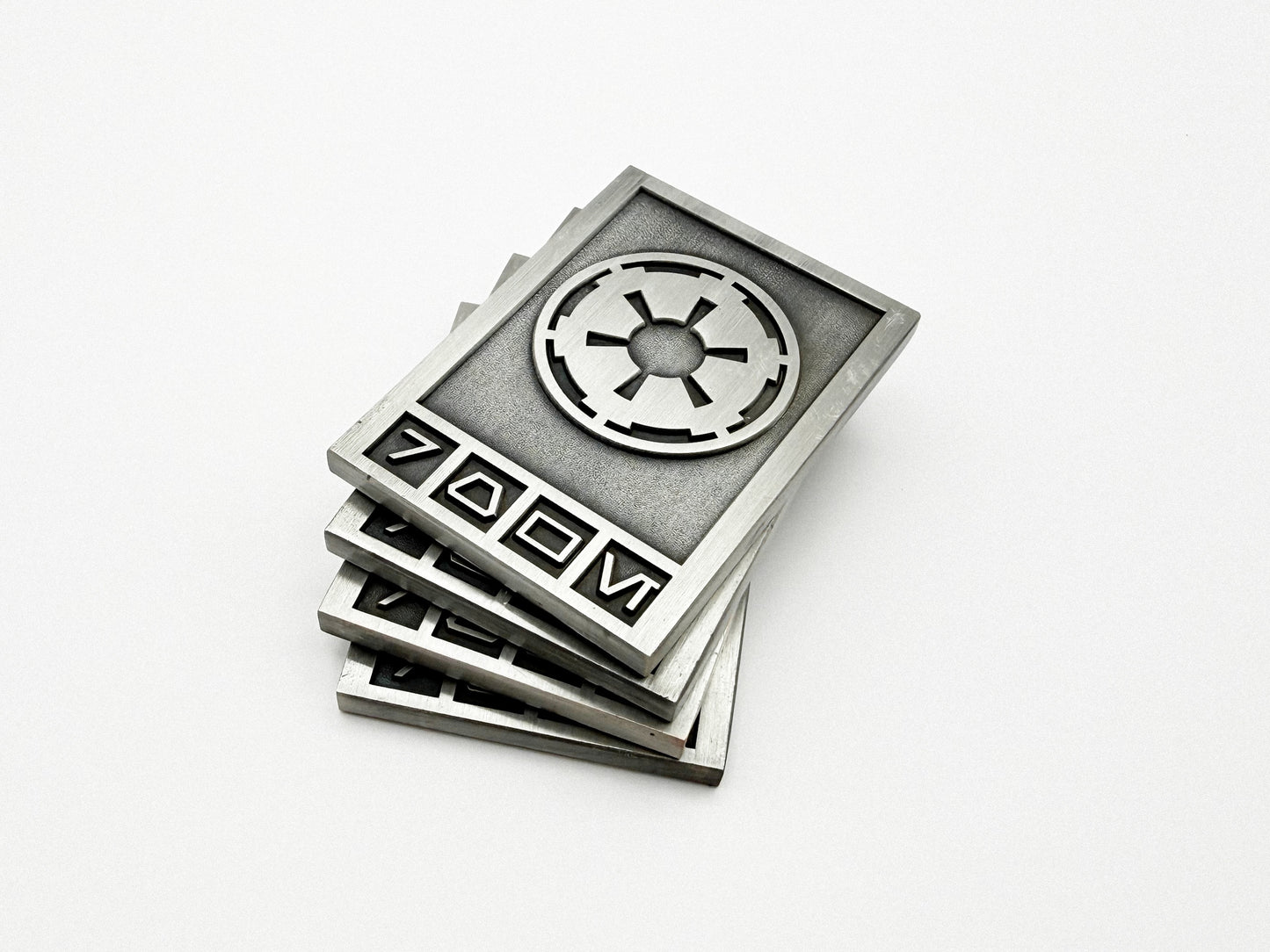 Metal Imperial Credit Tokens