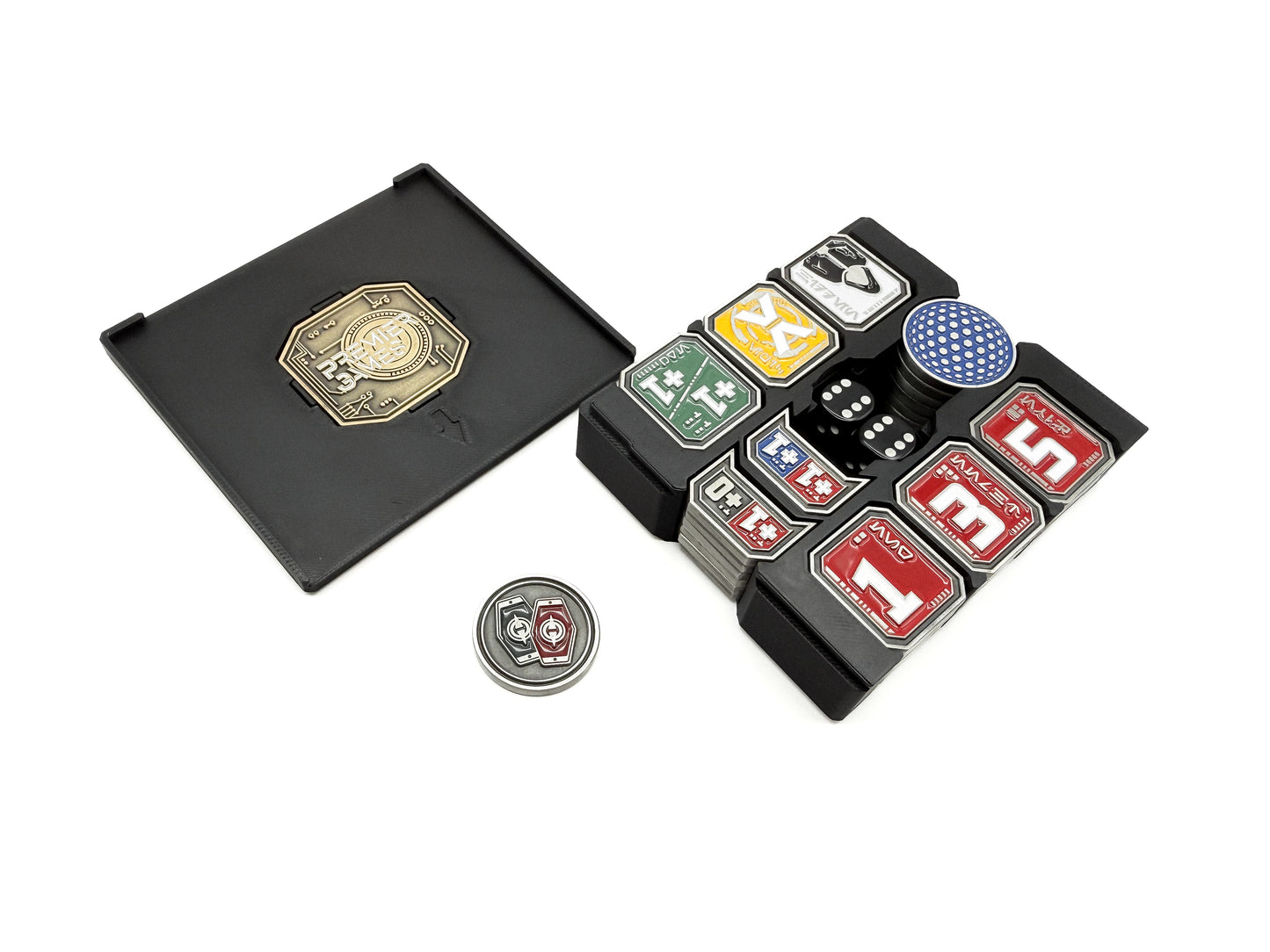 Streaming Metal Token Set – Compatible with Star Wars: Unlimited