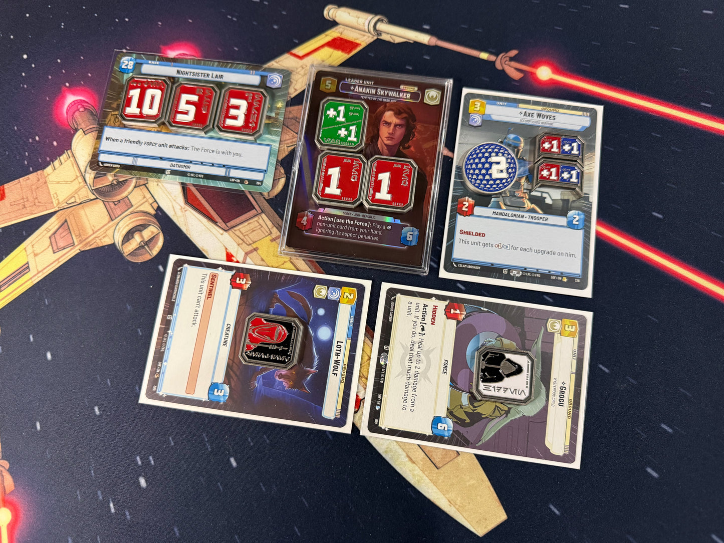 Streaming Metal Token Set – Compatible with Star Wars: Unlimited